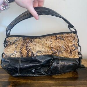 Wilson’s Leather Snake Skin Womens Shoulder Purse Bag NWT